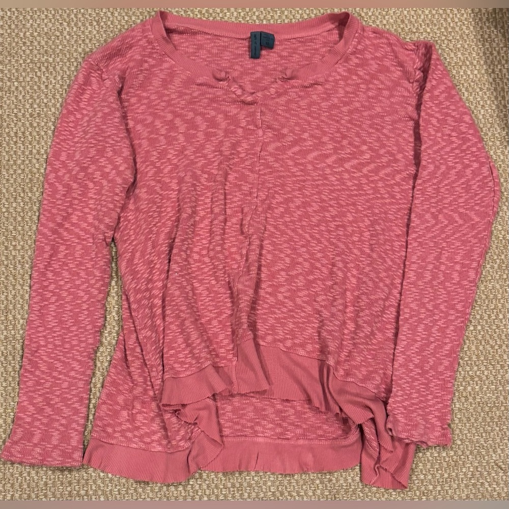 Pink Long Sleeve Sweater